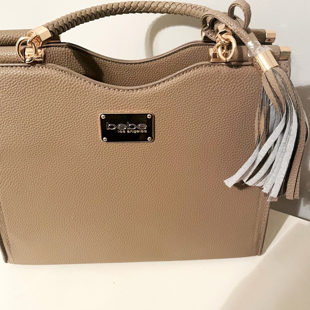 Bebe tote with extension strap